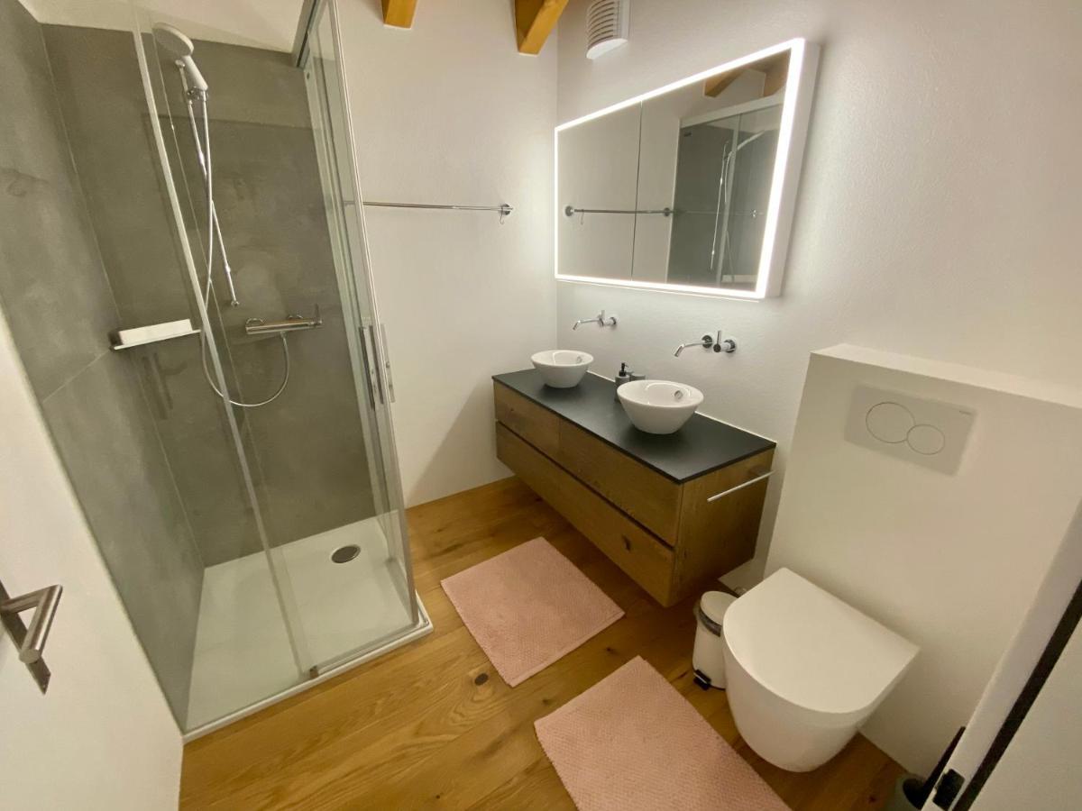 Moderne Dachwohnung Naehe Zermatt Mit Balkon Täsch Dış mekan fotoğraf