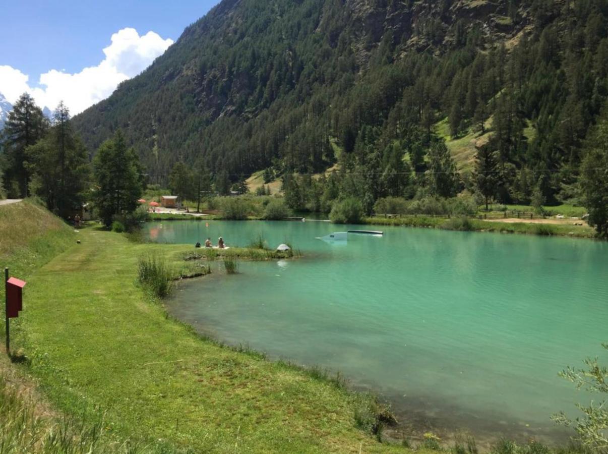 Moderne Dachwohnung Naehe Zermatt Mit Balkon Täsch Dış mekan fotoğraf